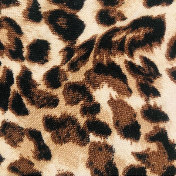 Area Stars Leopard Print Open Front Poncho, OS NWT - Picture 5 of 6
